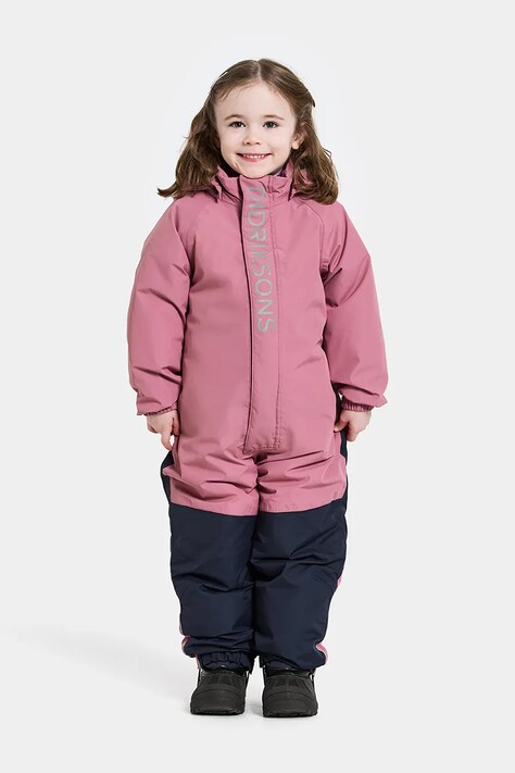 Jakna Didriksons TALVI KIDS COVER roza barva, 505362