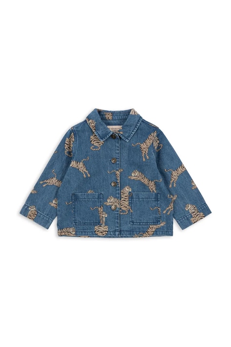 Detská bavlnená bunda Konges Sløjd MAGOT JACKET GOTS tmavomodrá farba, KS103886