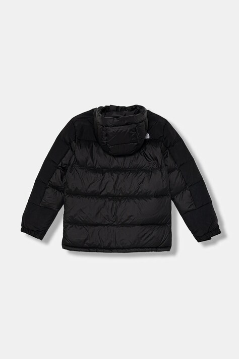 The North Face kurtka puchowa dziecięca TEEN HMLYN DOWN SHORT PARKA kolor czarny NF0A88UYKX71