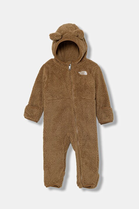 The North Face kombinezon niemowlęcy BABY CAMPSHIRE ONE PIECE kolor brązowy NF0A88VXBQ81