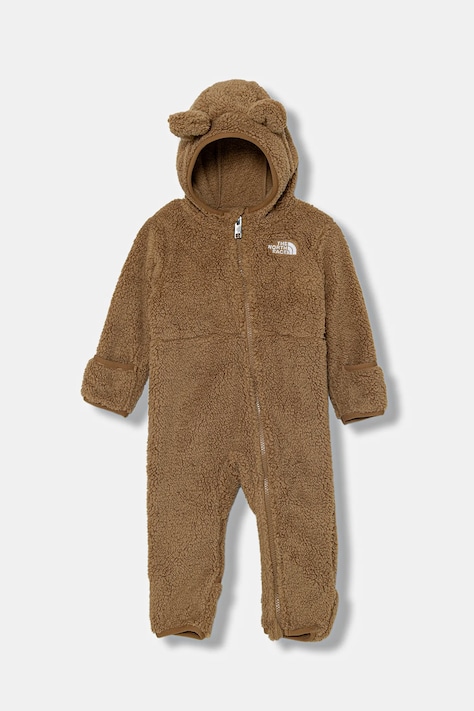 The North Face combinezon bebe BABY CAMPSHIRE ONE PIECE culoarea maro, NF0A88VXBQ81