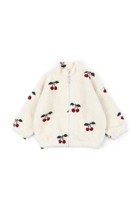 Konges Sløjd geacă JODY TEDDY JACKET GRS culoarea alb, KS103479