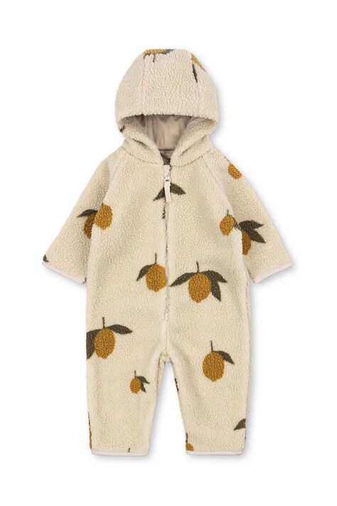 Konges Sløjd kurtka JODY TEDDY ONESIE GRS kolor beżowy KS103480