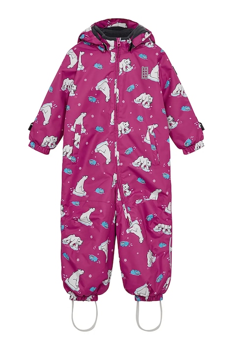 Lego salopetă copii LWJERI 704 culoarea roz, 11010976