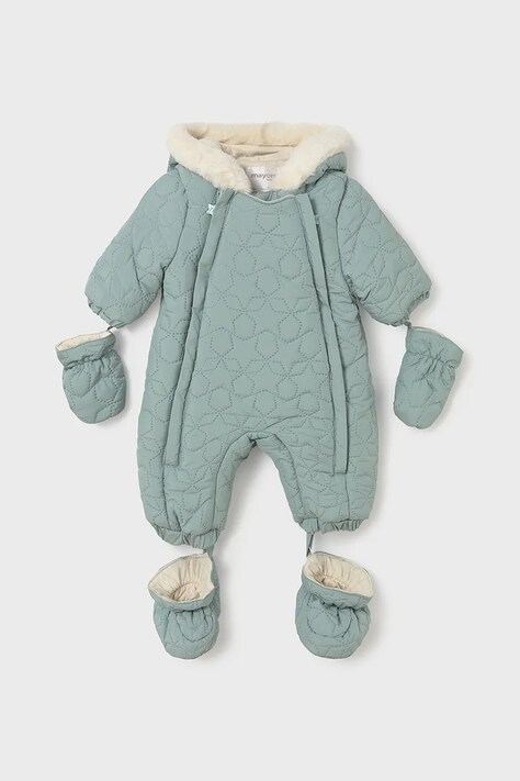 Mayoral Newborn combinezon bebe culoarea verde, 2615