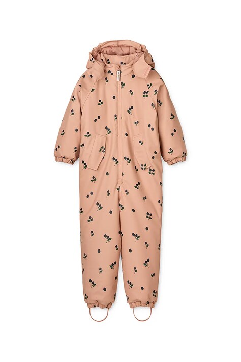 Παιδική ολόσωμη φόρμα Liewood Maddy PU Rainsuit χρώμα: πορτοκαλί, LW20049