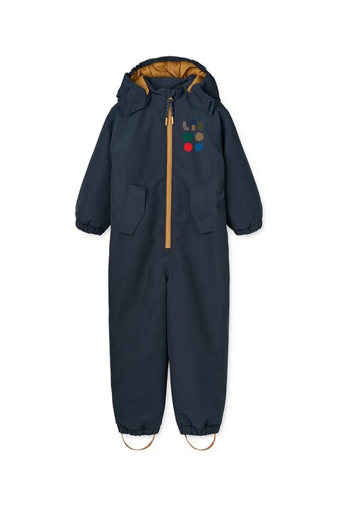 Παιδική ολόσωμη φόρμα Liewood Maddy Snowsuit χρώμα: ναυτικό μπλε, LW20051