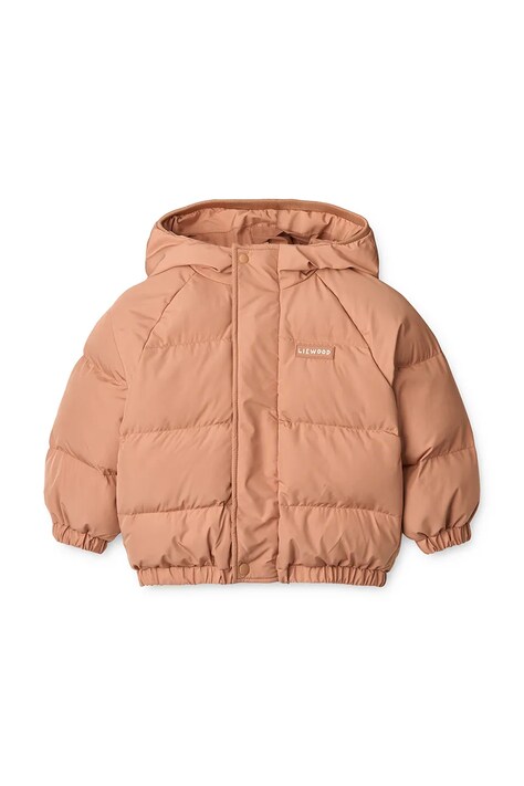 Liewood kurtka niemowlęca Adelina Jacket With Ears kolor pomarańczowy LW20055