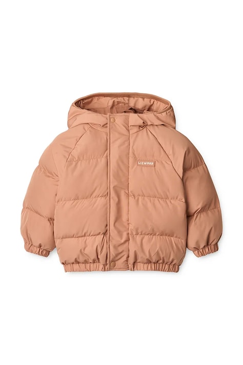 Μπουφάν μωρού Liewood Adelina Jacket With Ears χρώμα: πορτοκαλί, LW20055
