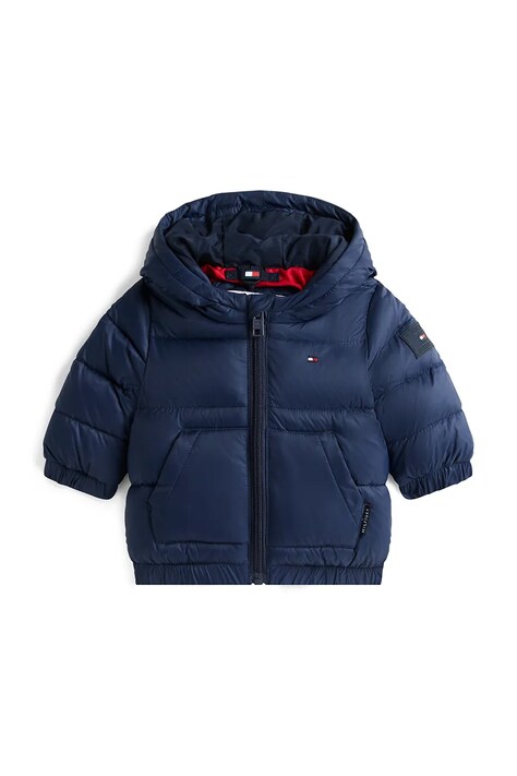 Tommy Hilfiger kurtka niemowlęca kolor granatowy KN0KN02061