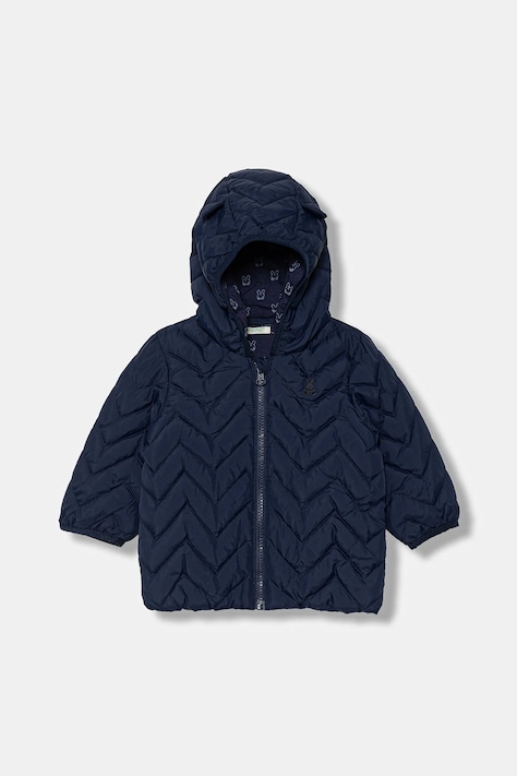 United Colors of Benetton geacă bebe culoarea bleumarin, 2WU0AN00W