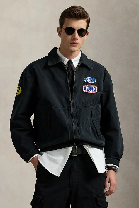 Polo Ralph Lauren geacă Lngmr Wb Unlined culoarea negru, de tranzitie, oversize, 710970586