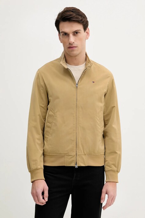 Tommy Hilfiger geacă culoarea verde, de tranziție, MW0MW39637