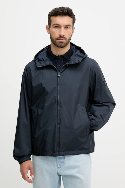 Яке Tommy Hilfiger в тъмносиньо преходен модел MW0MW40225