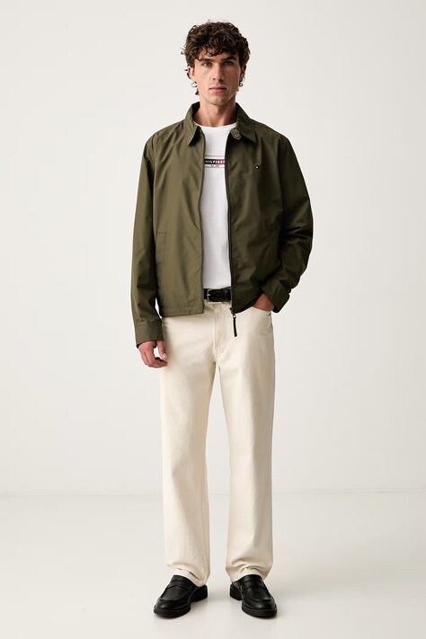 Tommy Hilfiger kurtka przejściowa męska zielona MW0MW40582