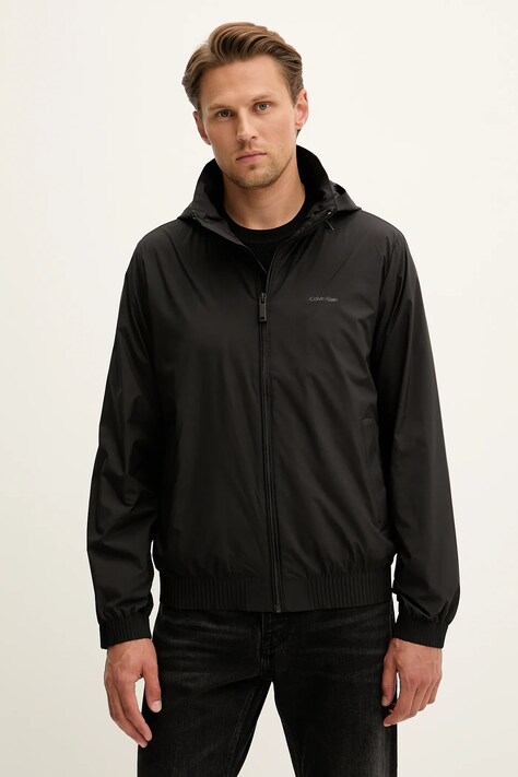 Calvin Klein kurtka kolor czarny przejściowa LV04LC511G
