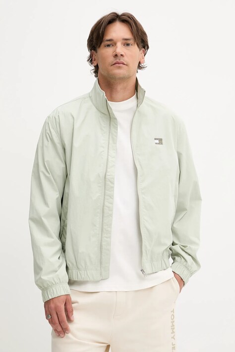 Tommy Jeans geacă culoarea bej, de tranzitie, DM0DM21929