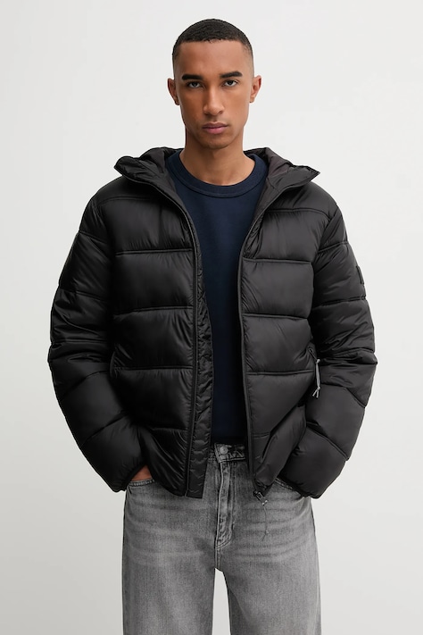Tommy Jeans geacă culoarea negru, de iarnă, DM0DM22044