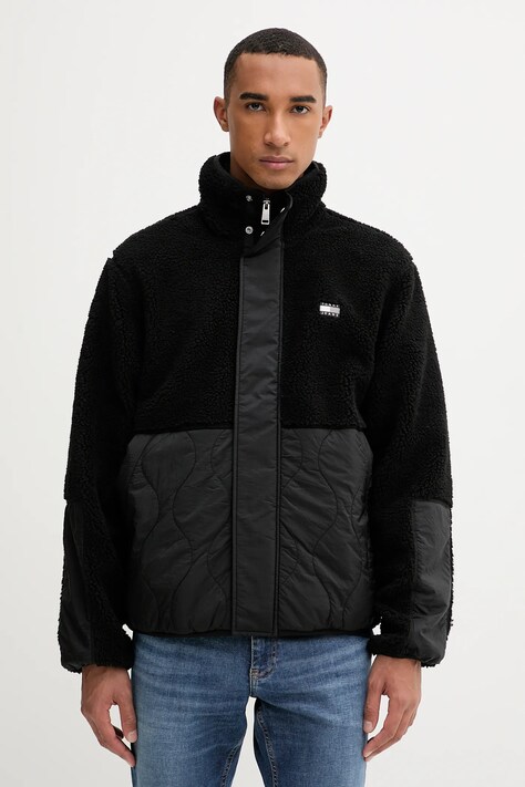 Куртка Tommy Jeans колір чорний демісезонна DM0DM22066