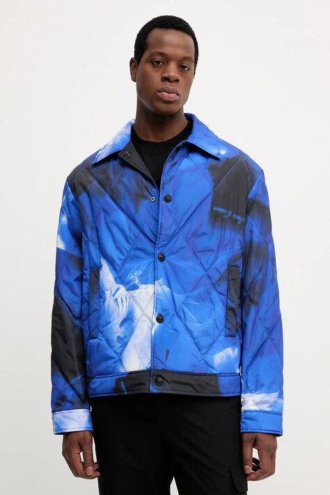 Яке с две лица Versace Jeans Couture в черно преходен модел 79GASD17 CQ17D