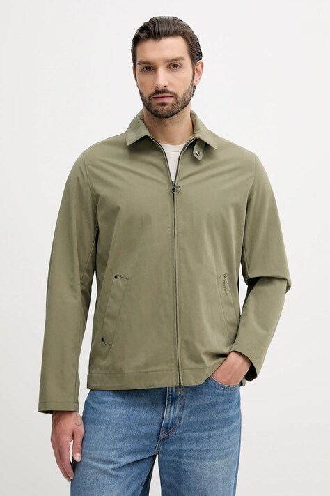 Barbour geacă FERNPORT culoarea verde, de tranziție, MCA1057