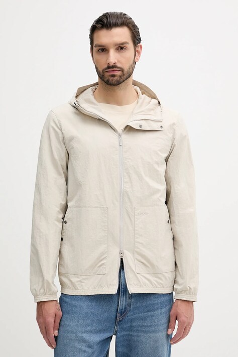 Barbour geacă RIVERDALE culoarea bej, de tranziție, MSP0150