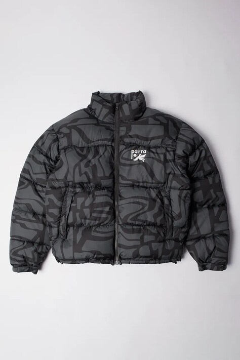 by Parra kurtka Broken ftp puffer kolor czarny zimowa 54350