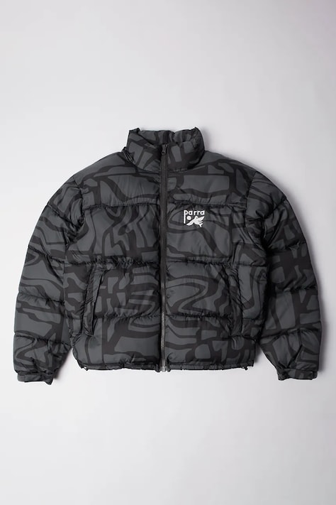 by Parra jacket Broken ftp puffer black color 54350
