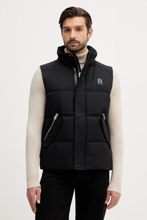 MACKAGE bezrękawnik puchowy kolor czarny zimowy JOSEPH