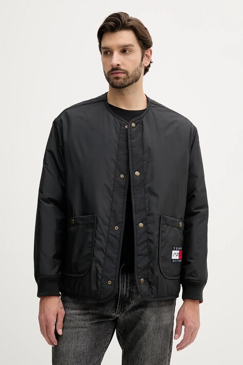 Tommy Hilfiger geacă cu două fețe x F1 THE MOVIE culoarea rosu, de tranzitie, oversize, MW0MW41369
