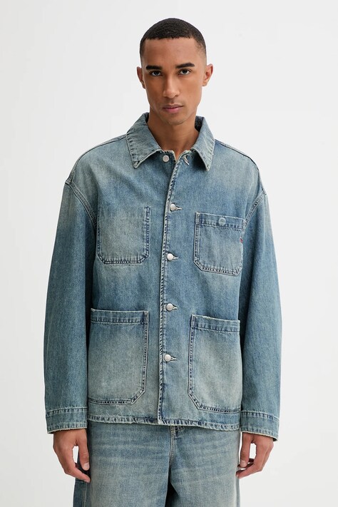 Diesel giacca di jeans D-STACK-U JACKET colore blu  A19260.068SK