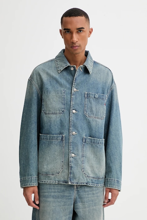 Джинсова куртка Diesel D-STACK-U JACKET демісезонна oversize A19260.068SK