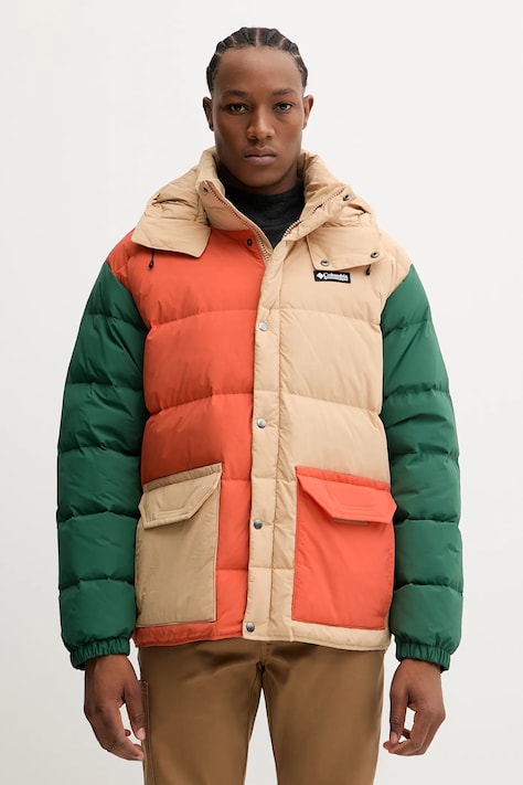 Pernata jakna Columbia Wallowa Down HDD boja: bež, za zimu, 2136671