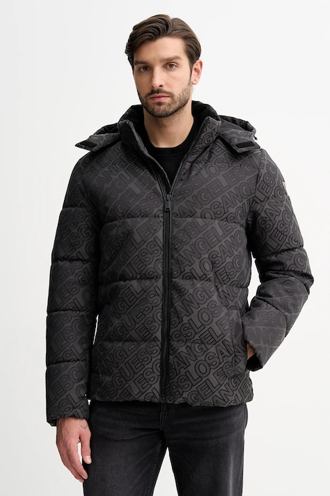 Guess kurtka kolor szary M5BL2D W2752