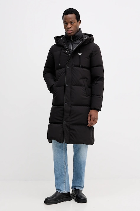 Пуховая куртка Guess цвет чёрный зимняя M5BL2H W2742