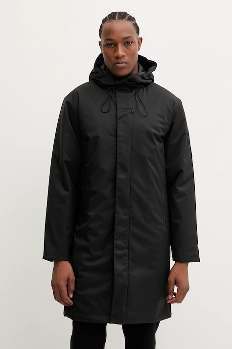 Bunda EA7 Emporio Armani čierna farba, zimná, AF15952.7M000690