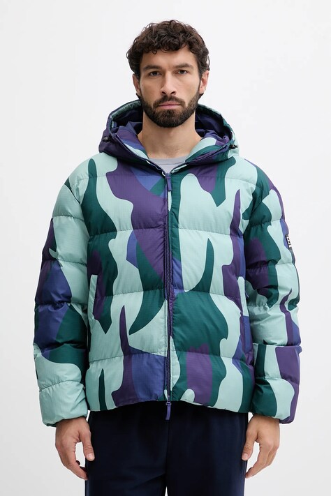 EA7 Emporio Armani kurtka kolor zielony zimowa AF16825.7M000712