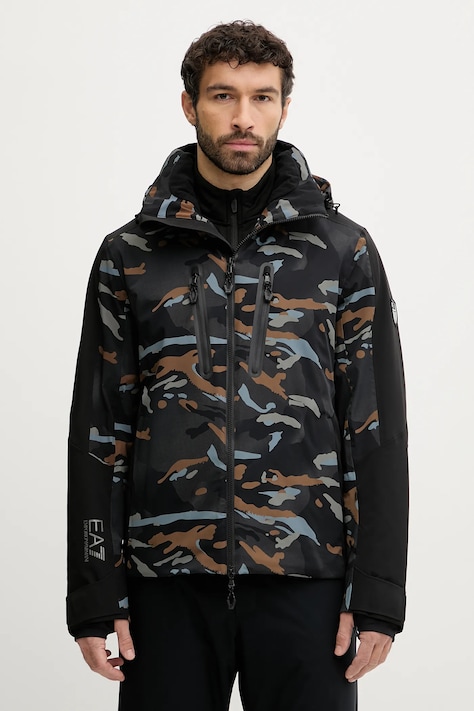 EA7 Emporio Armani kurtka narciarska kolor czarny AF13889.7M000461
