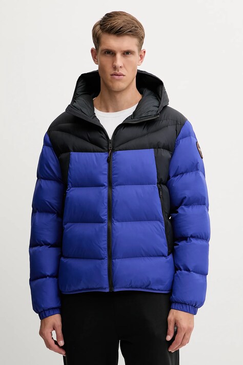 Куртка Napapijri A-Molveno колір синій зимова NP0A88V2B3B1
