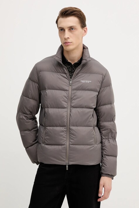 Armani Exchange kurtka puchowa kolor szary zimowa XM001575 AF16927