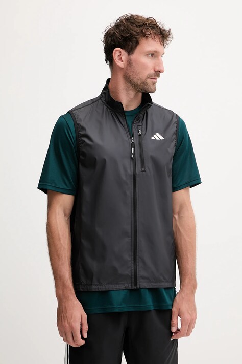 adidas Performance vestă sport Own The Run culoarea negru, de tranziție, IN1493