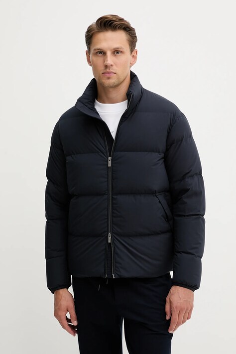 Emporio Armani kurtka puchowa kolor granatowy zimowa 8N1BQ3 1NLRZ