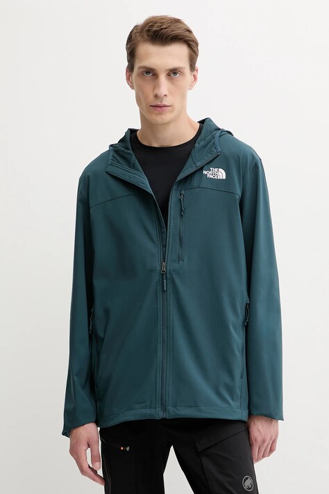 Jakna The North Face Nimble turkizna barva, NF0A8CD6BSA1