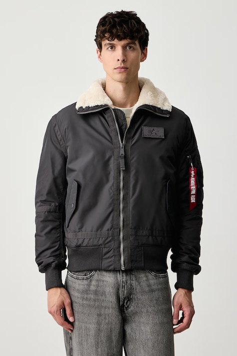 Alpha Industries Prijelazna jakna za muškarce B-15 III TT Two Tone Bomber siva 198122-684