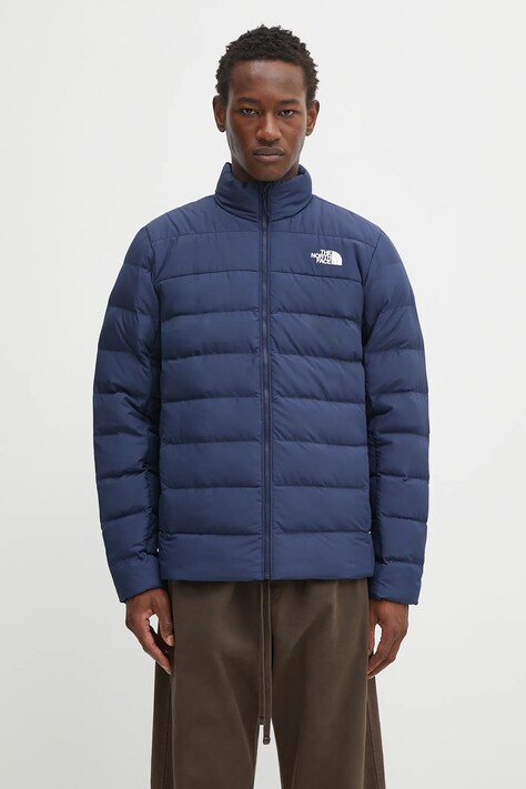 The North Face kurtka Aconcagua 3 kolor granatowy zimowa NF0A84HZ4GV1