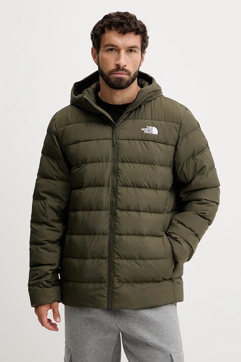 The North Face giacca Aconcagua 3 colore verde  NF0A84I121L1