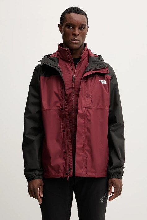 The North Face kurtka sportowa Quest Triclimate kolor czerwony NF0A3YFH0VO1