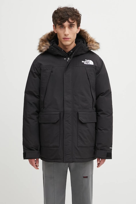 Páperová bunda The North Face McMurdo čierna farba, zimná, NF0A5GJFKX71