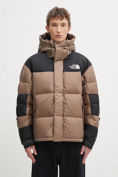 The North Face kurtka puchowa Hmlyn Baltoro Jacket kolor brązowy zimowa NF0A832GDHL1