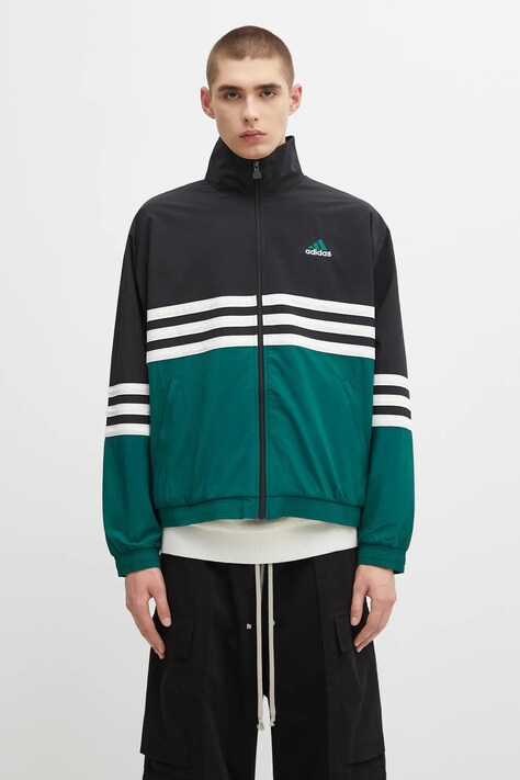 adidas Originals kurtka Arch Tt kolor turkusowy przejściowa JY2776